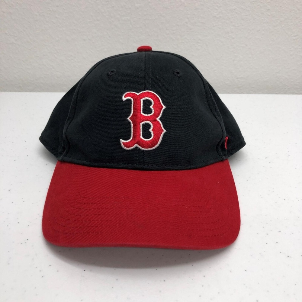 Boston Red Sox Hat Cap Strap Back Youth One Size Blue MLB Baseball '47 Casual